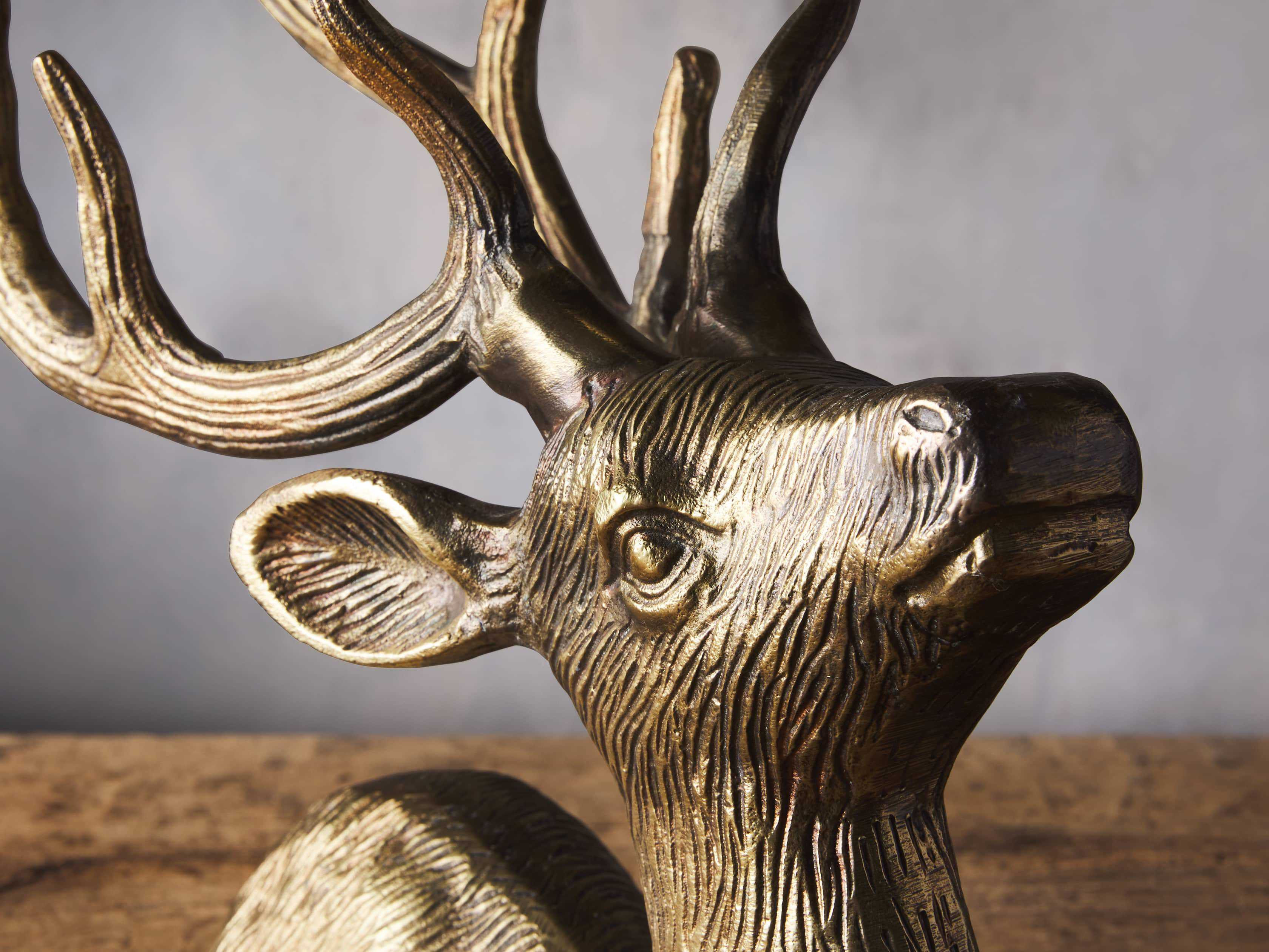 Tabletop Deer Candle Holder | Arhaus