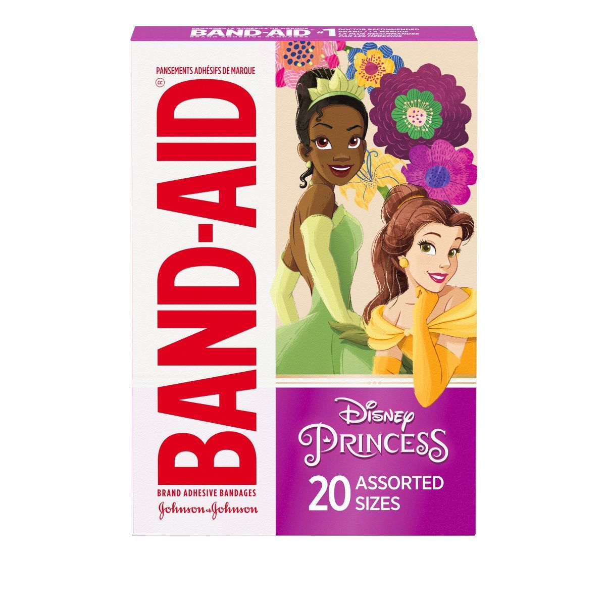 Band-Aid Disney Princess Adhesive Bandages - 20ct | Target