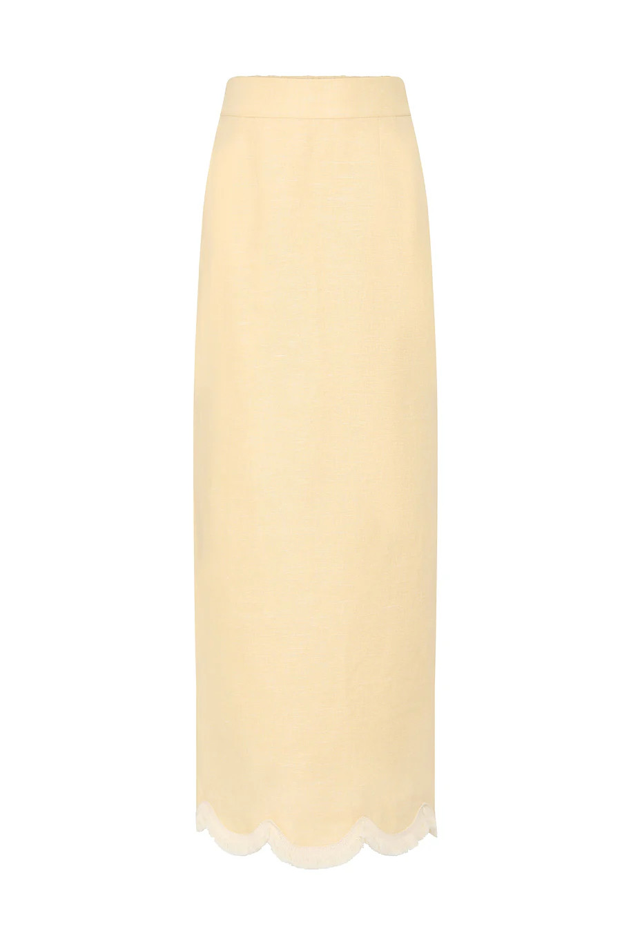 ESSIE COLUMN SKIRT - DUSTY CITRON | POSSE (US)