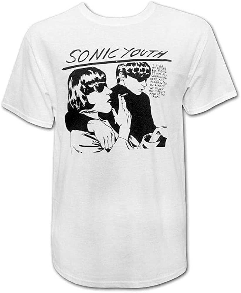 Sonic Youth Goo T-Shirt, X-Large, White | Amazon (US)