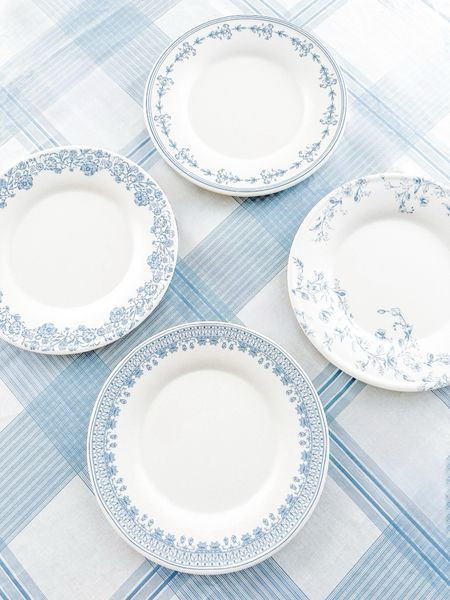 Just love these beautiful blue and white melamine plates, and blue and white tablecloth from target 🩵🤍 

{New ✨ Target Spring Home Decor 🤍

{target home decor, target finds target spring target Easter blue scalloped plates scalloped placemats charcuterie, board, blue and white decor, blue and white melamine plates, Easter, bunny, mugs, Easter basket, blue table runner, glassware, hydrangea, Easter, serving platter, white napkin, rings, cloth, napkins, blue and white decor, scalloped decor, white scalloped bowl target home target finds gratefullyjenna} 

#LTKhome #LTKSeasonal #LTKxTarget