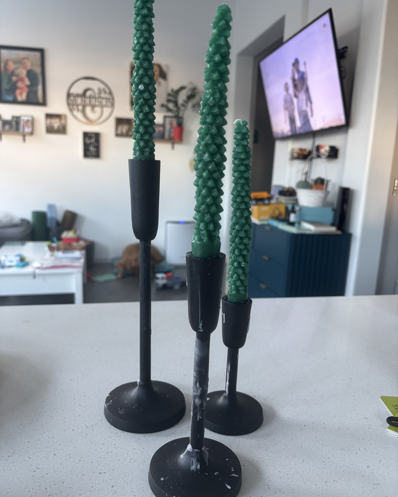 Cutest taper candles I definitely will nooooot be burning (I got it from my mama, what can I say?) Christmas will be slowly creeping into my house and what cuter way than with some decorative non burning candles? 🎄🌲

#LTKSeasonal #LTKFindsUnder50 #LTKHoliday