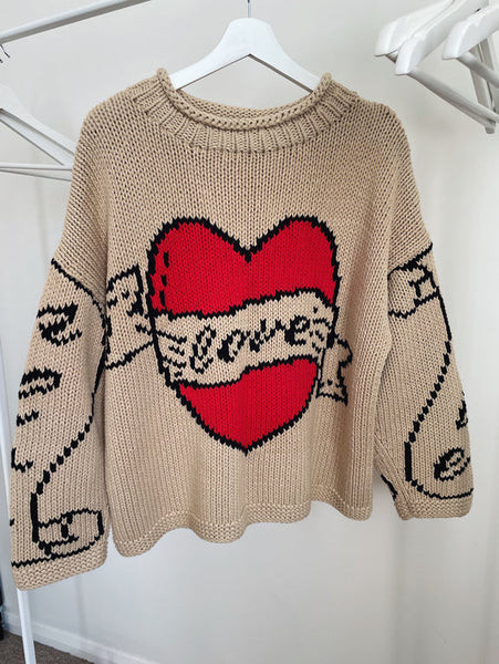 Slow Love The Young Hearts Jumper By - Trouva | Trouva (Global)