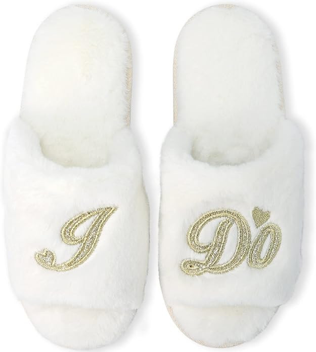 Aivanart Bride Bridesmaids Wedding Slippers Bride to Be Gifts for Bridal Shower Bachelorette Gift... | Amazon (US)