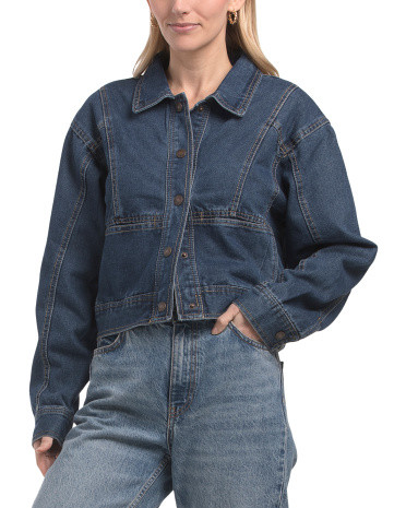 Loose Overzied Denim Jacket | TJ Maxx