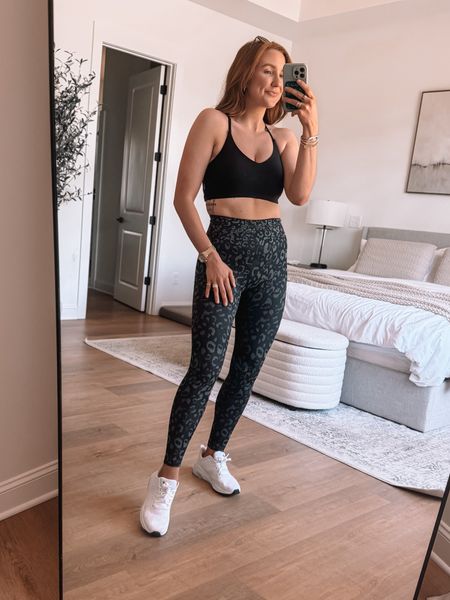 OBSESSED with these leggings from amazon! They make your butt look good and they SUCK YOU IN! They also look like they won’t fit you when they come in because they’re small, but if you get your true size they will! 

#LTKfitness #LTKfindsunder50 #LTKshoecrush