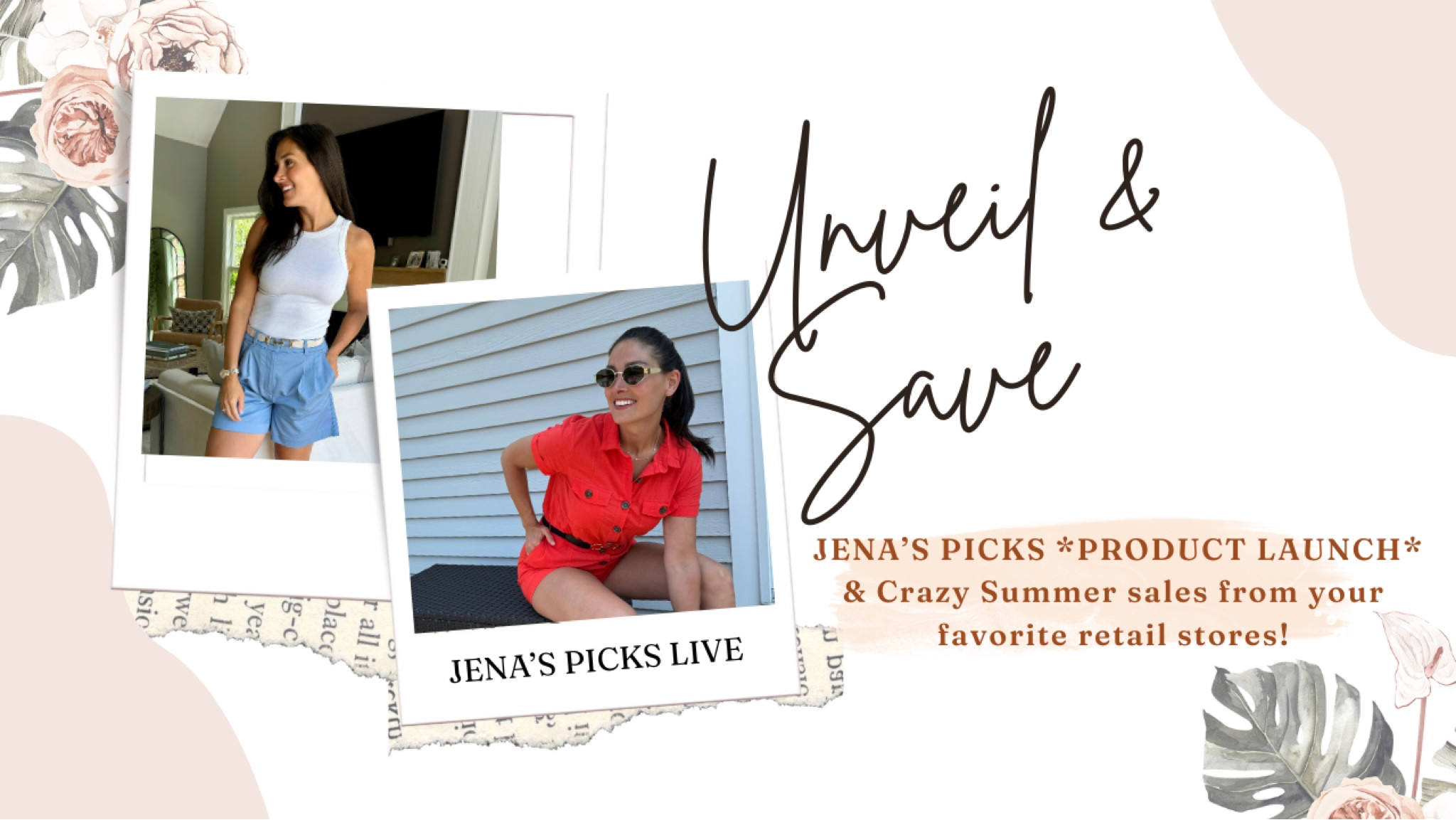 Jena’s Picks LIVE product launch and my favorite sale picks from madewell, target and jcrew factory 

#LTKSummerSales #LTKSaleAlert #LTKFindsUnder50