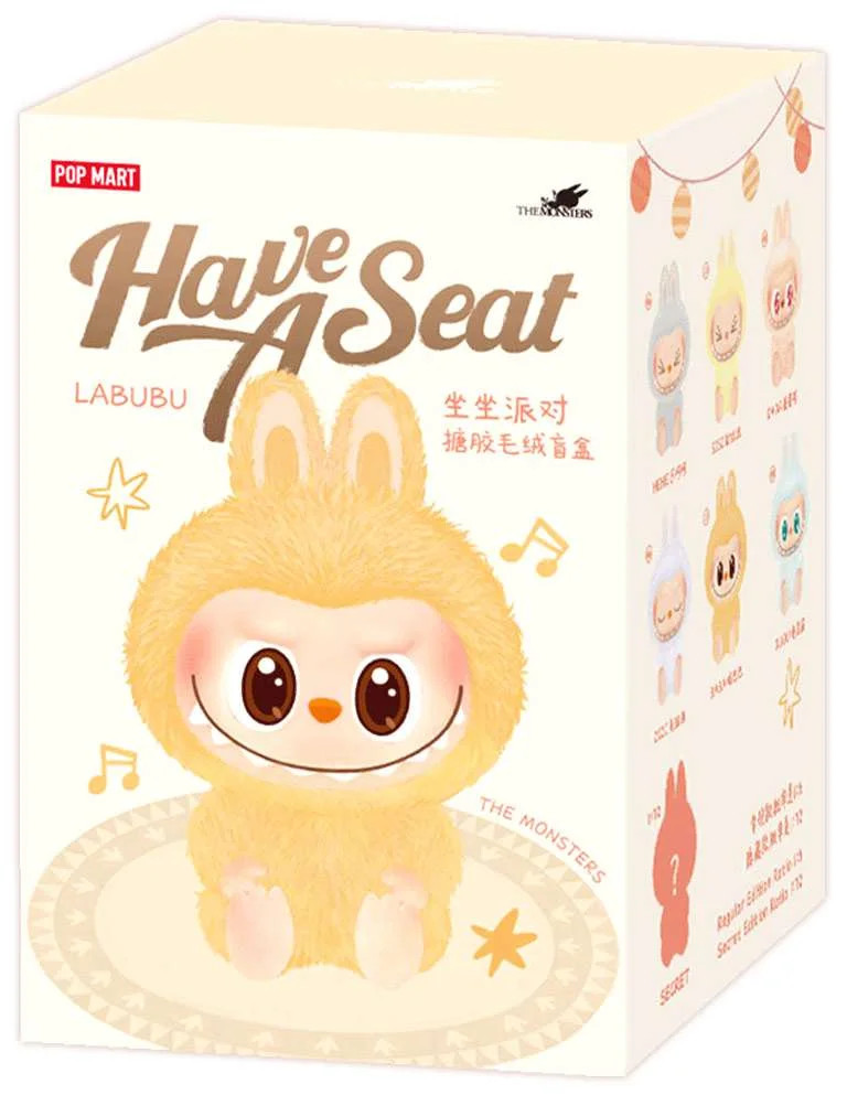 Pop Mart The Monsters (Labubu) Have A Seat Vinyl Plush Blind Box V2 (1 Blind Box) | Walmart (US)