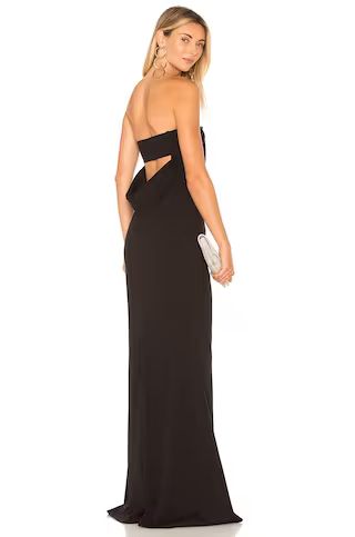 Katie May Mary Kate Gown in Black from Revolve.com | Revolve Clothing (Global)
