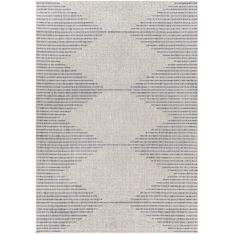 Mendota Geometric Light Grey Indoor/Outdoor Area Rug | Wayfair North America