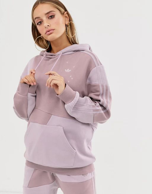 adidas Originals x Danielle Cathari deconstructed hoodie in soft vision | ASOS US