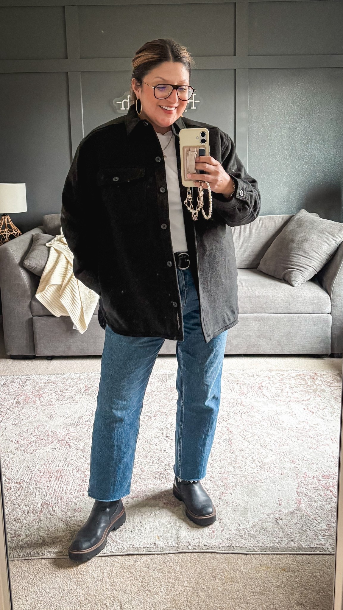 Today’s ootd:
Eddie Bauer Shacket (XL)
Nuuds tee (L)
Abercrombie jeans (33)
Sam Edelman Laguna boots

#LTKOver40 #LTKMidsize #LTKFallSale