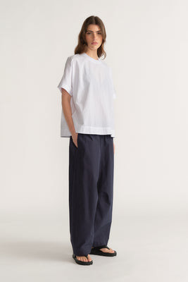 D-Luxe Poplin Barrel Pant | DECJUBA