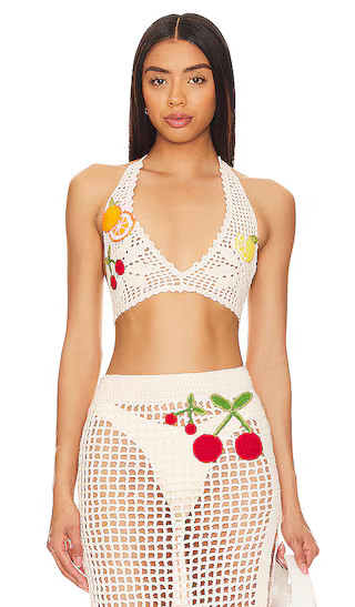 X Revolve Crochet Bralette in Natural | Revolve Clothing (Global)