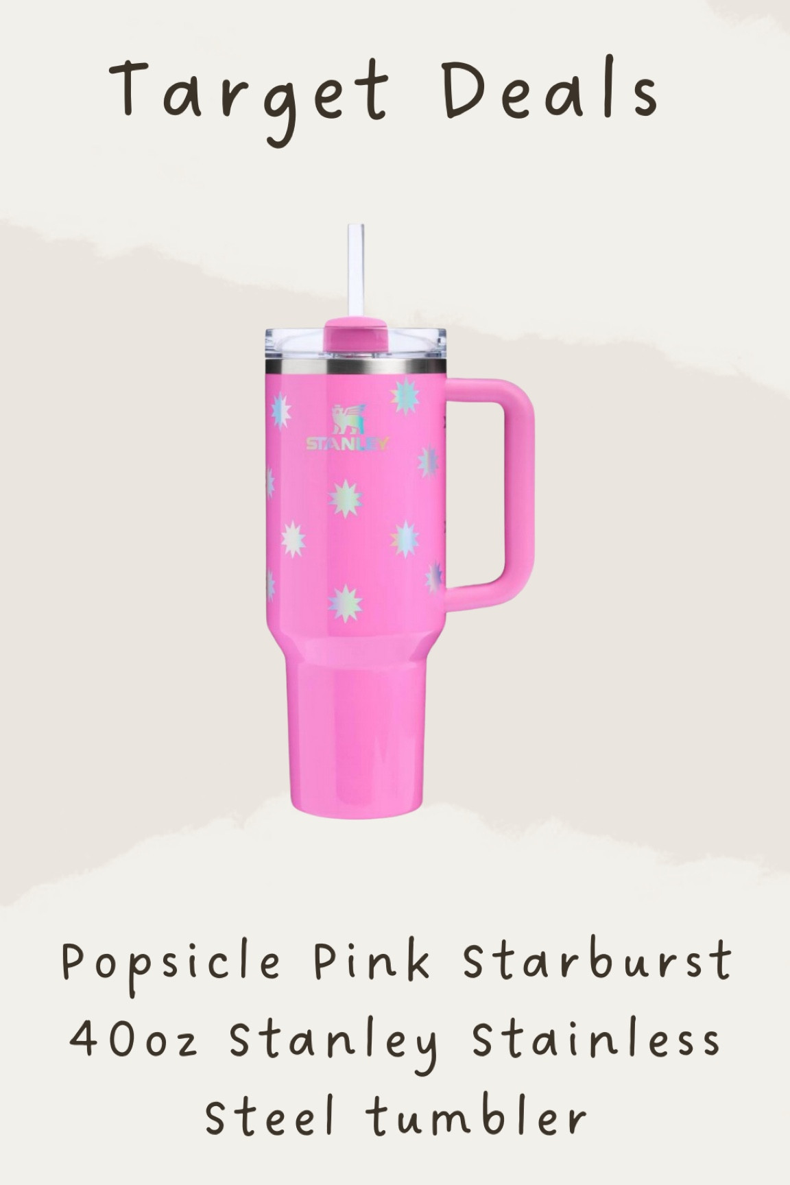 Stanley 40oz stainless steel tumbler Popsicle Pink Stardust 

#LTKFamily #LTKFindsUnder50 #LTKActive