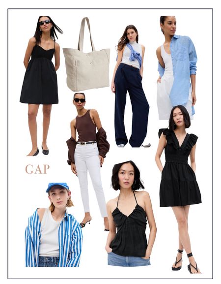 Gap new spring arrivals!!! When did gap have such cute clothes?? Love their new dresses/button down tops for summer! #springfashion #gap #preppy #classicstyle #blueandwhite

#LTKunder100 #LTKSeasonal #LTKFind