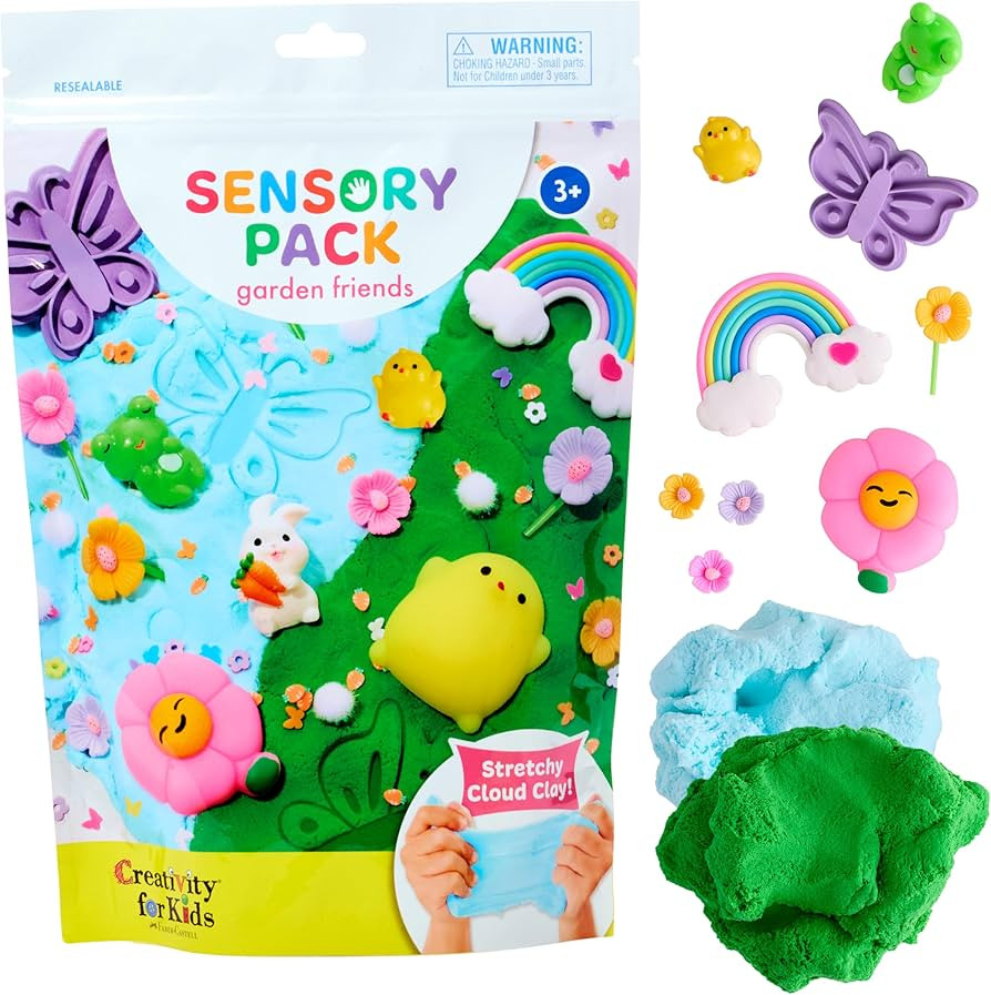 Creativity for Kids Sensory Pack: Garden Friends, Easter Basket Stuffers & Sensory Toys for Toddl... | Amazon (US)