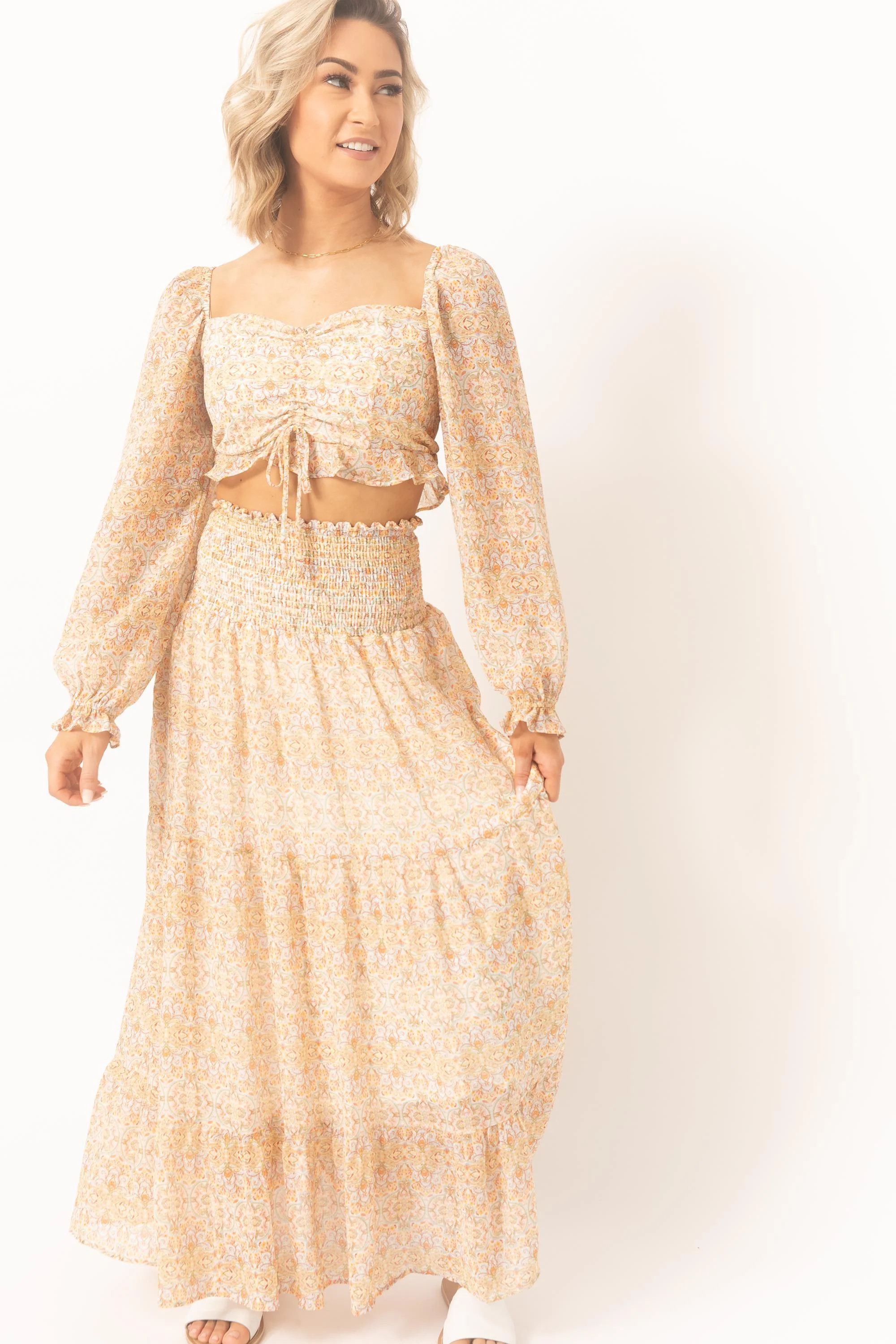 Sadie Paisley Convertible Skirt Dress | South Moon Under