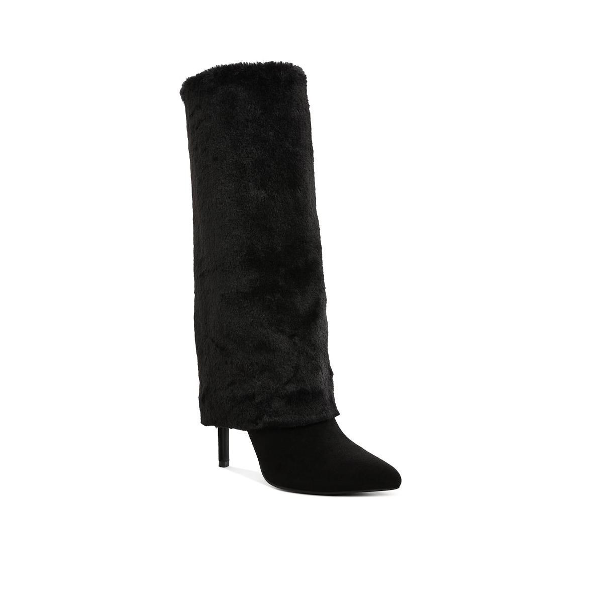 London Rag Womens Everglade Fold-Over Calf-High Boots 8 | Target