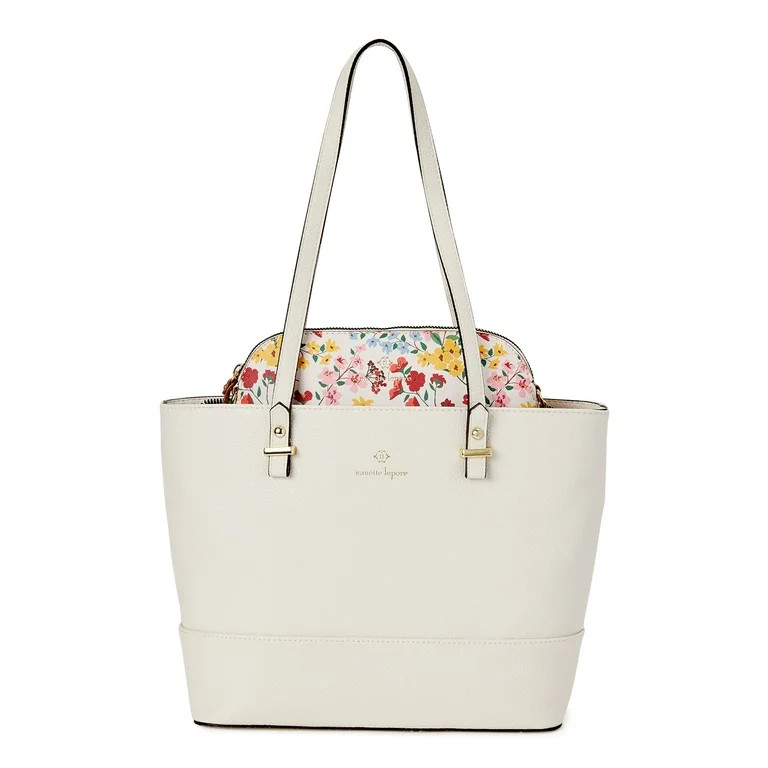 Nanette Lepore Women's Brielle Printed Crossbody & Solid Tote Bag | Walmart (US)