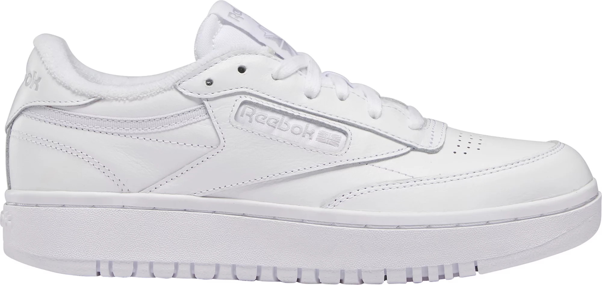 Reebok Women's Club C Double Shoes, Size 8.5, White/White/White | DICK'S Sporting Goods