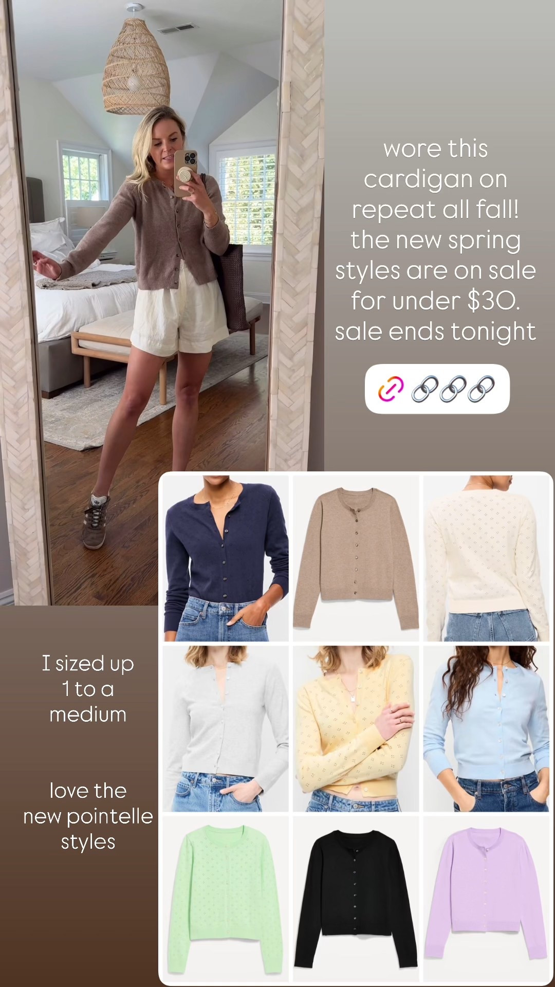 Wore this old navy cardigan on repeat all fall & just saw they have an  updated style for spring/summer on sale for $25. I sized up 1 to a medium 

#LTKSaleAlert #LTKFindsUnder50