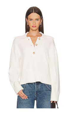 Free People Trading Up Polo in Ivory from Revolve.com | Revolve Clothing (Global)