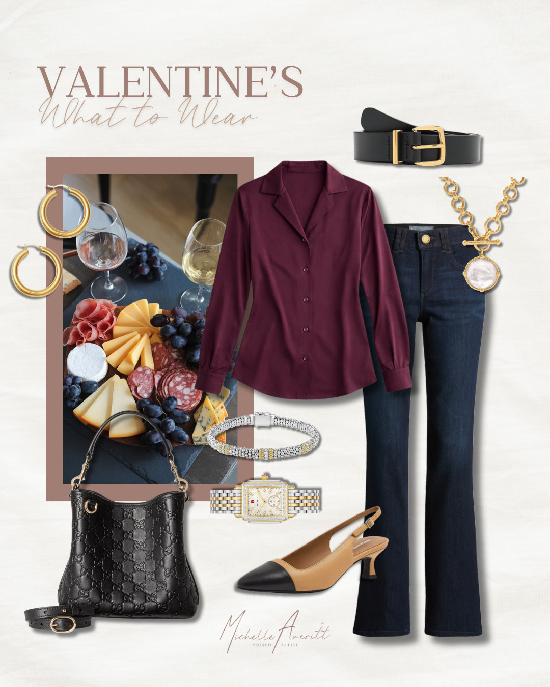 For the nights that call for good wine, good company, and an outfit that makes you feel casually stunning.

This Valentine’s look is elevated for time with the girls or a date night out.

Valentine's outfit, mature ootd, petite ootd, elevated casual, fashion over 50 

 #LTKootd #LTKOver40 #LTKPetite