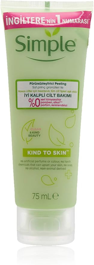 Simple Kind to Skin Smoothing Facial Scrub 75 ml | Amazon (US)