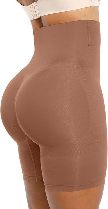 SHAPELLX Tummy Control Shapewear Shorts for Women High Waisted Butt Lifting | Amazon (US)