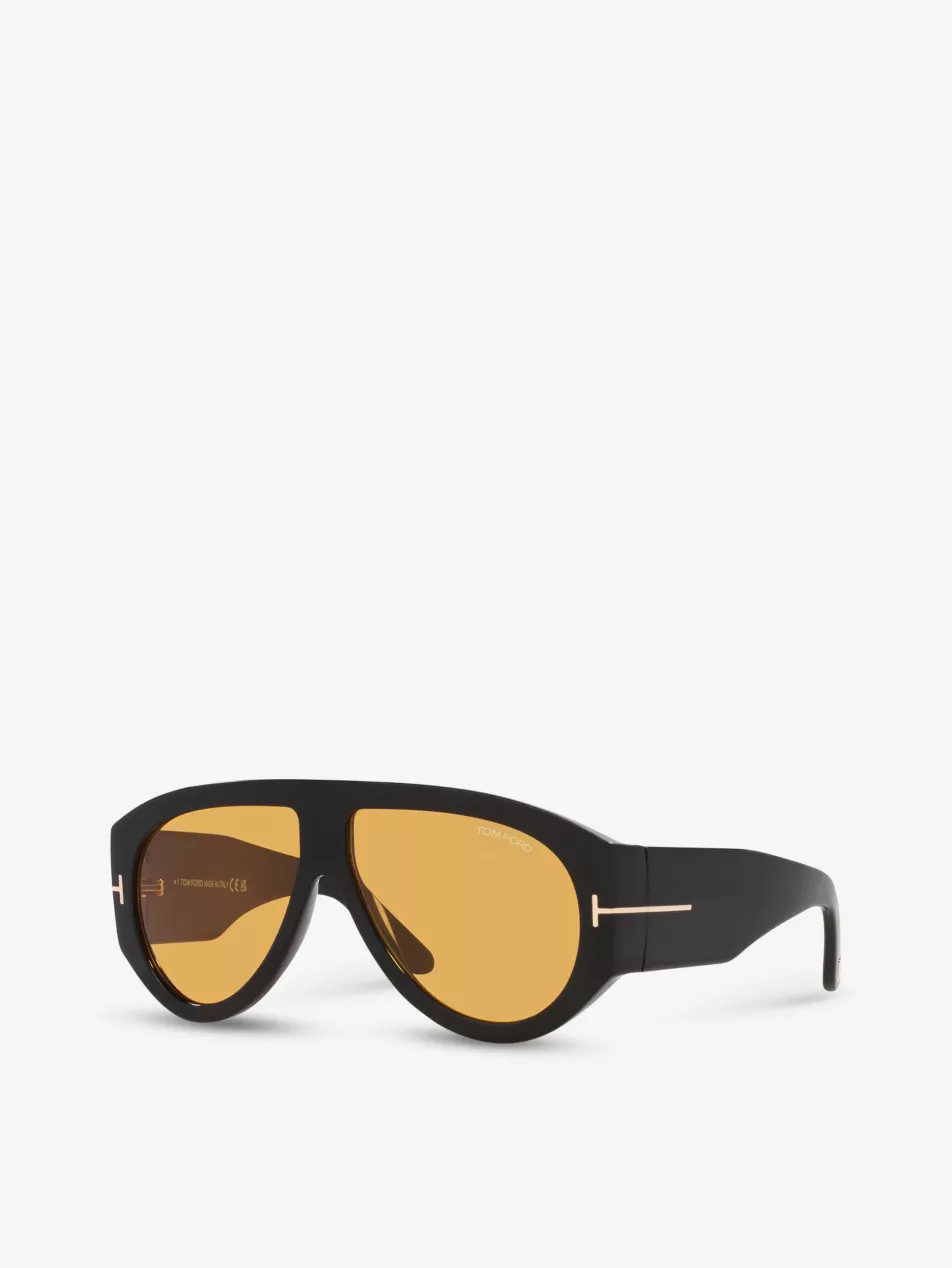 FT1044 Bronson pilot-frame acetate sunglasses | Selfridges