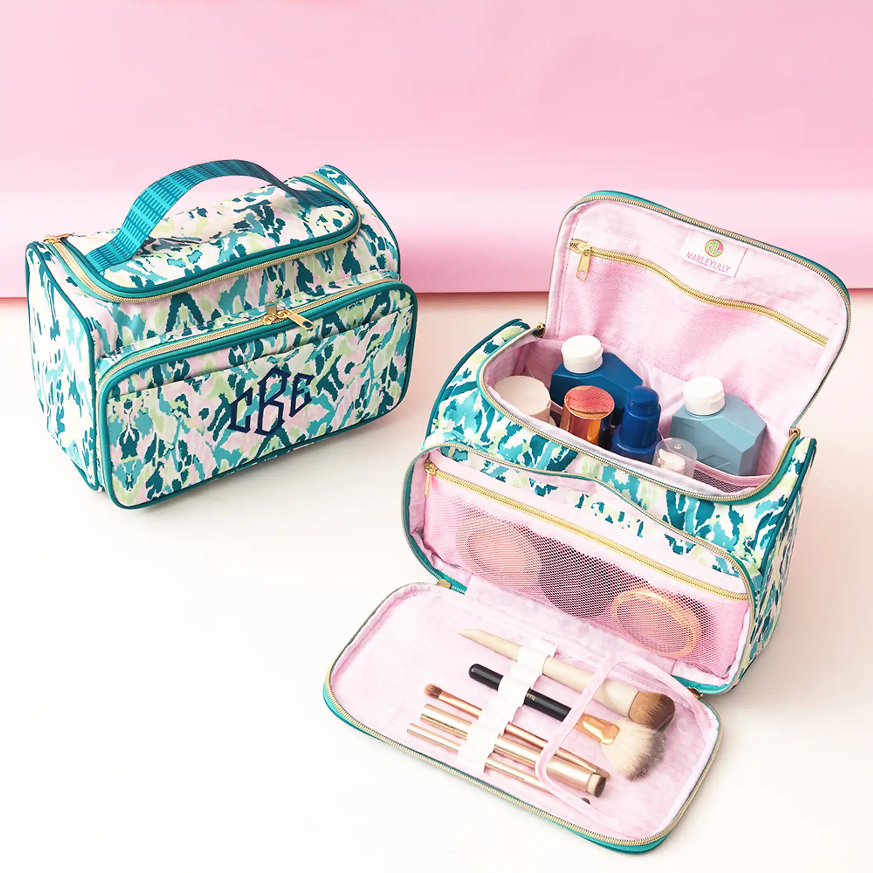 Monogrammed Carry All Toiletry Case | Marleylilly