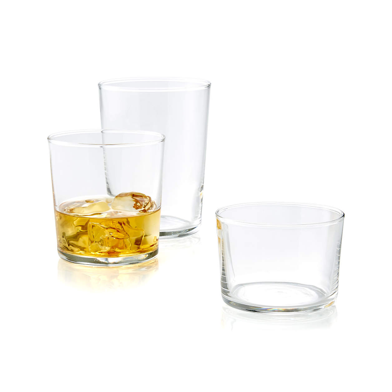 Bodega Mixed Glasses, Set of 18 + Reviews | Crate & Barrel | Crate & Barrel
