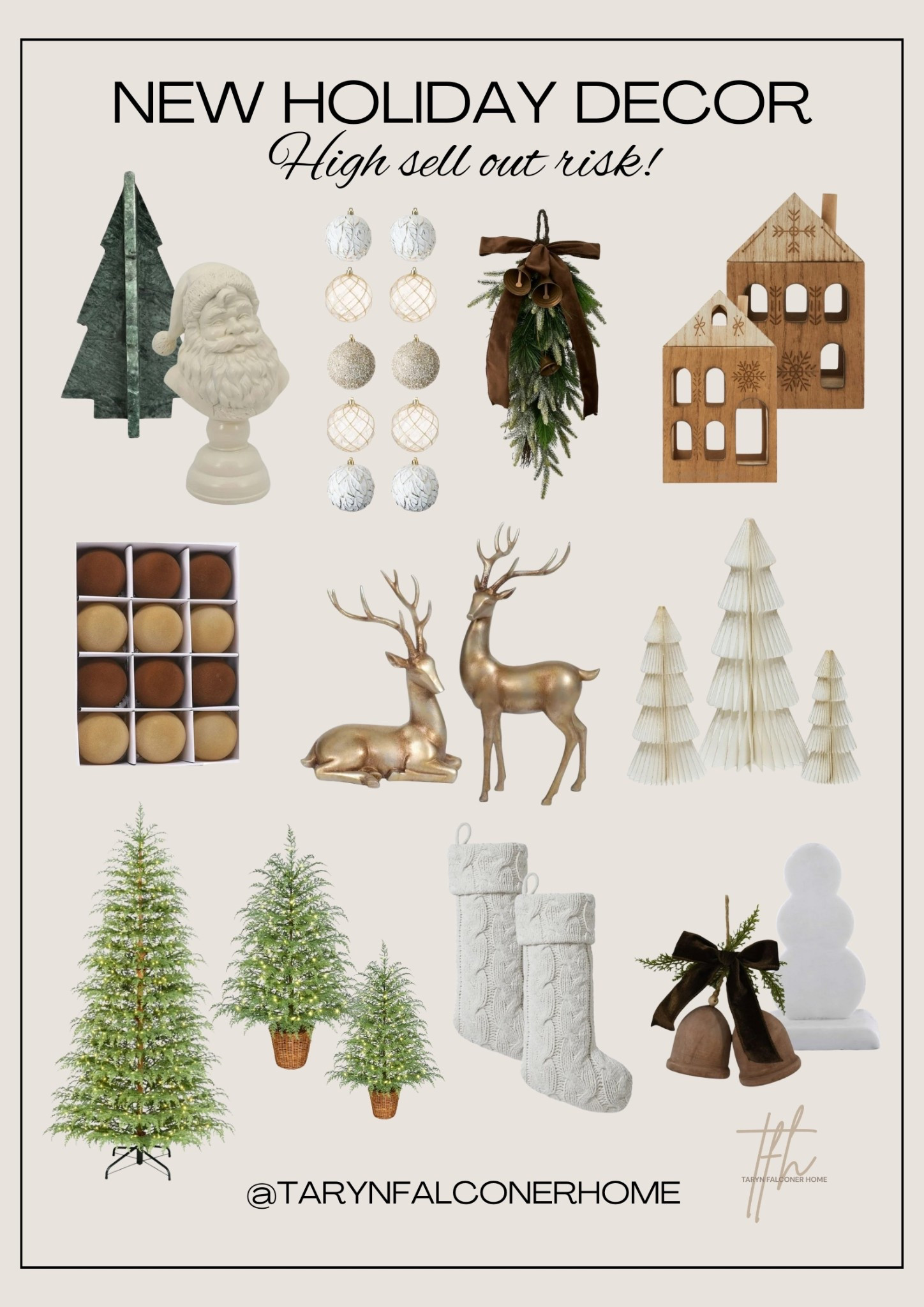 NEW Holiday decor! High sell out risk!

#holidaydecor #christmas #homedecor #seasonaldecorating #christmasdecor #holiday

#LTKSeasonal #LTKHome