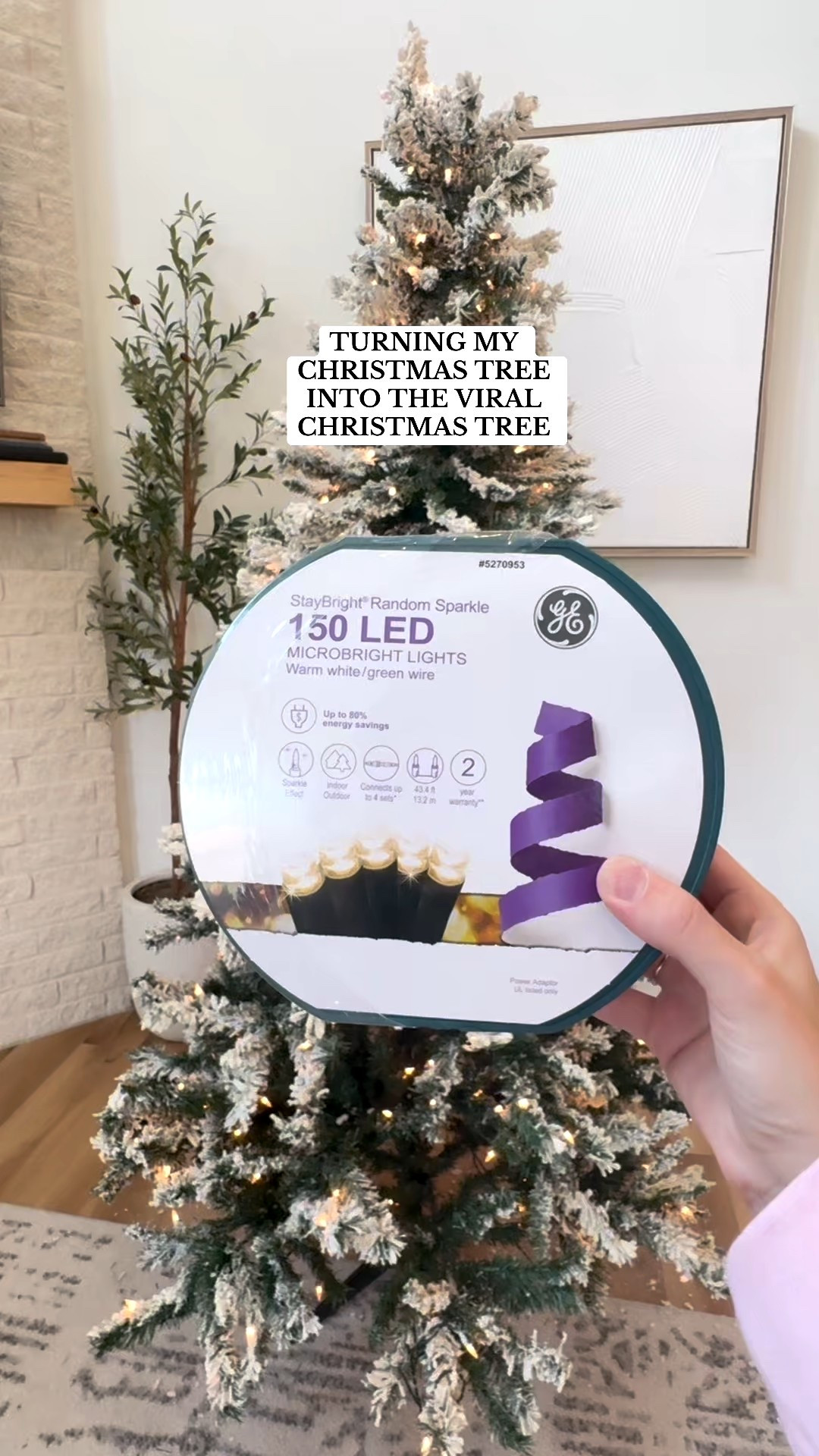 Turning my boring Christmas tree into that viral sparkling tree for WAY less. Saved myself hundreds and gave my old tree a full-on glow-up. #christmas #christmaslights #christmastree

#LTKHome #LTKHoliday #LTKSeasonal