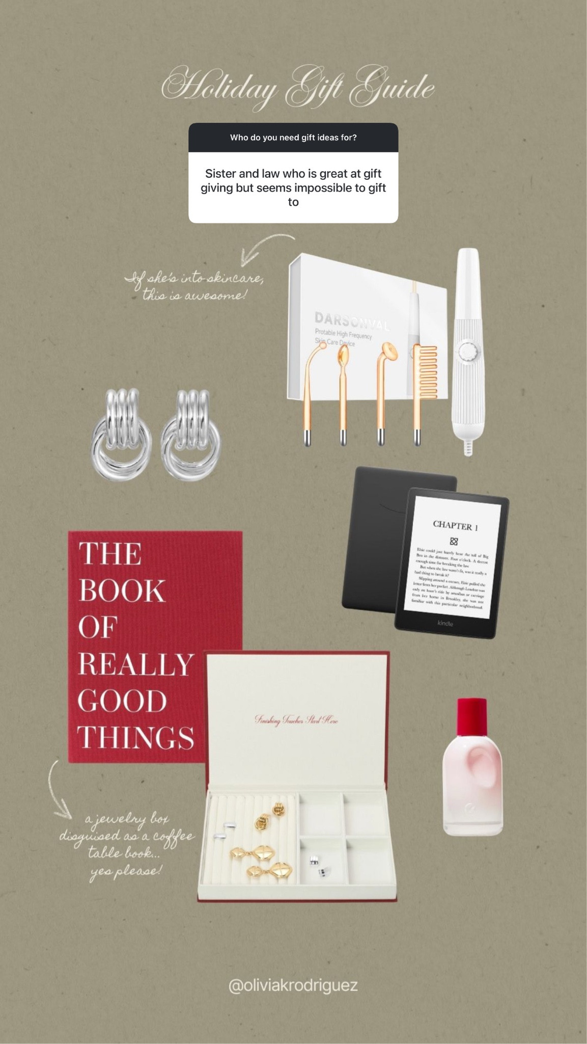 Holiday gift guide for the sister in law that is great at gift giving ❤️🎅🏻
