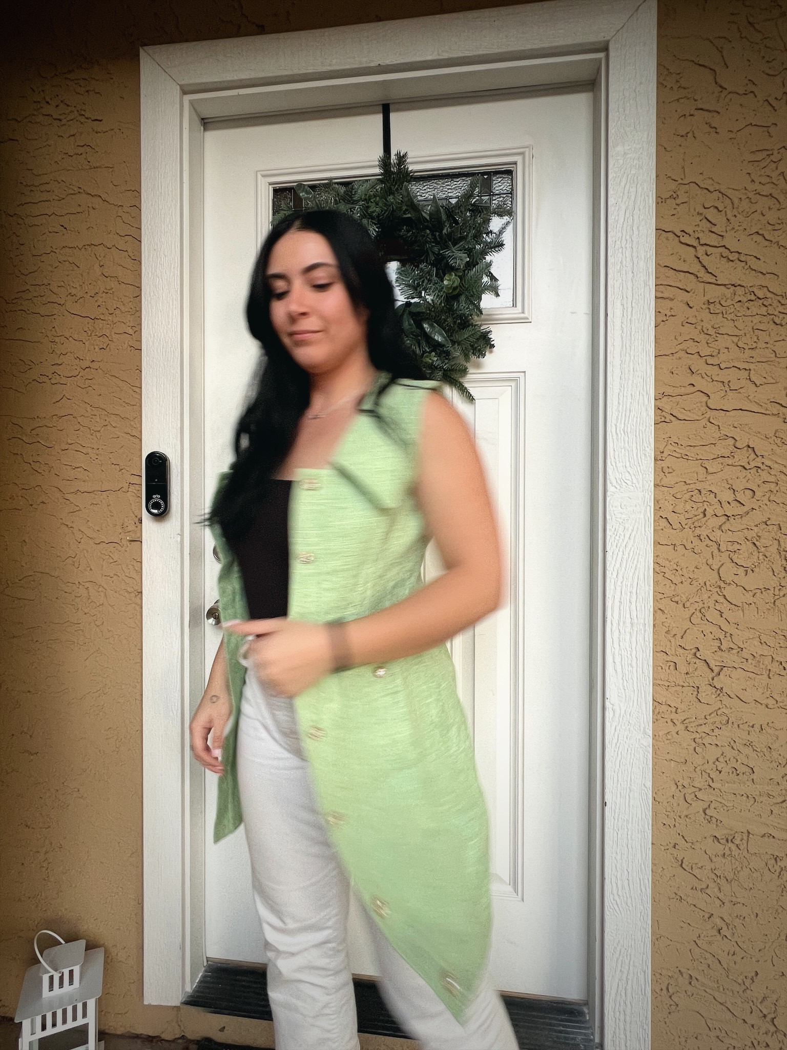 Lucky Girl Syndrome - a little lunch date fit from Sunday Dress was too small so
I made it a vest! No longer sold but found something better! 💚

#LTKhome #LTKwedding #LTKSeasonal