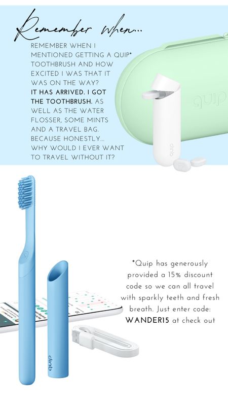 Remember when I posted about a toothbrush coming in the mail? I was so excited and it turns out for good reason! Everything came and I’ve been using it for about a month now. I wake up with clean feeling teeth and have had so much…fun? Using their app to score points for future rewards. 😮‍💨😂 it’s the height of adulthood for me. 

#LTKSpringSale #LTKGala #LTKSeasonal