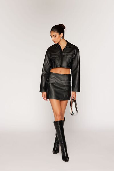 Faux Leather Mini Skirt | Forever 21