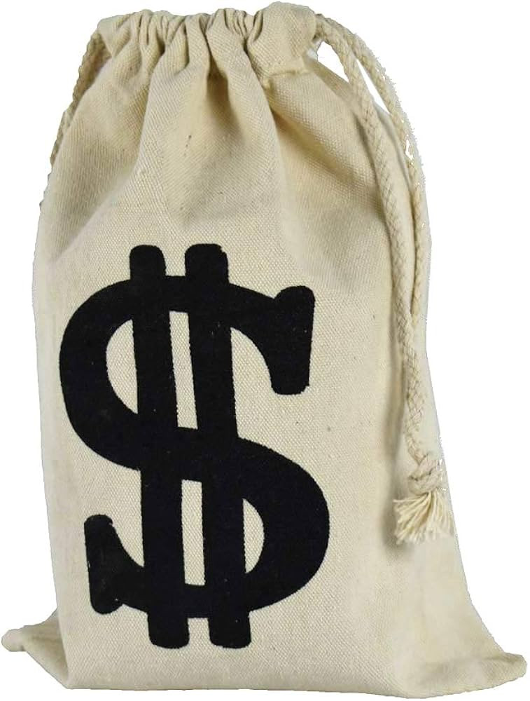 Large Money Dollar Sign Party Favor Goody Bag… | Amazon (US)