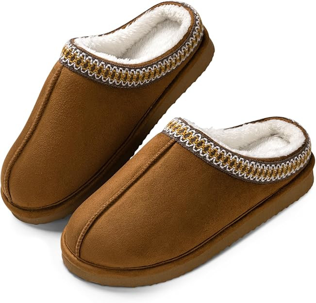 House Bedroom Slippers for Women Indoor and Outdoor with Fuzzy Lining Memory Foam | Amazon (US)