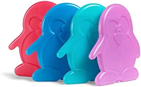 Fit + Fresh Cool Coolers Slim Ice Packs, Penguin Shaped, Long Lasting Ice Packs for Lunch Bags, Picn | Amazon (US)