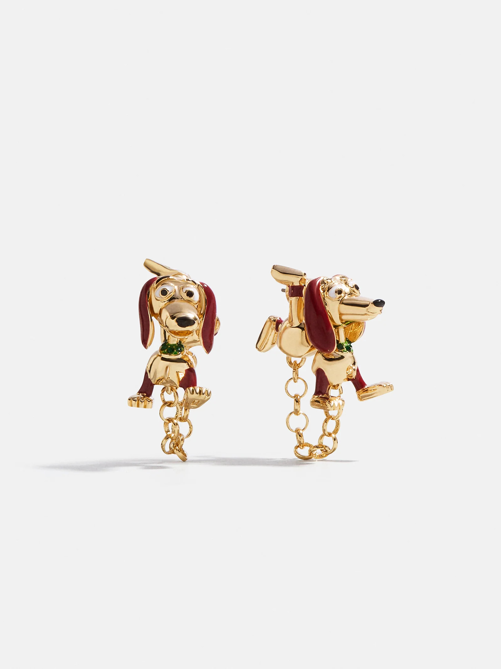 Disney Pixar Slinky Dog Earrings - Gold/Pavé | BaubleBar