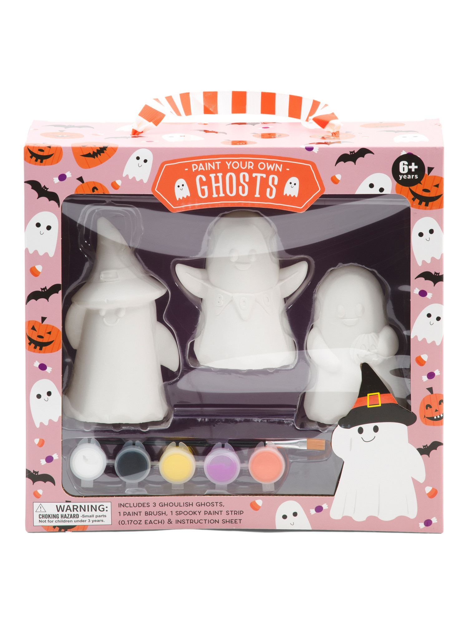 3pk Paint Your Own Ghost Set With Glitter Paint | Toys & Books | Marshalls | Marshalls