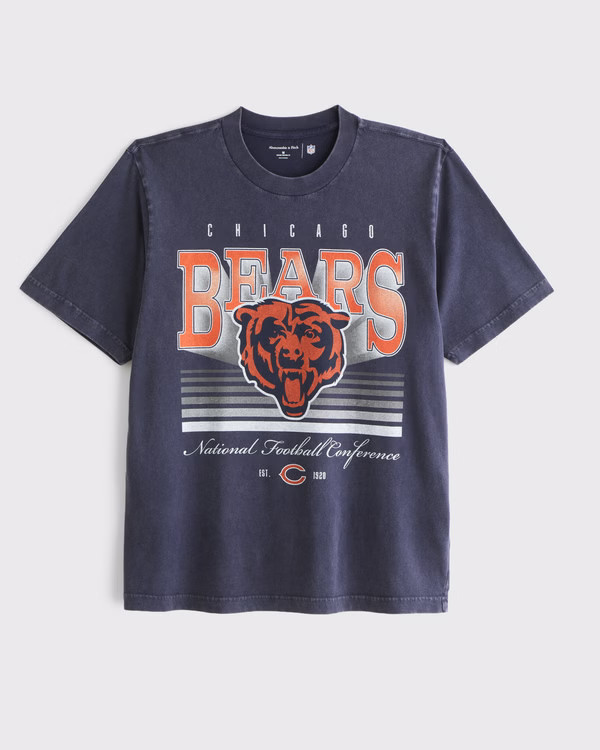 NFL Chicago Bears Vintage-Inspired Graphic Tee | NFL | Abercrombie.com | Abercrombie & Fitch (US)