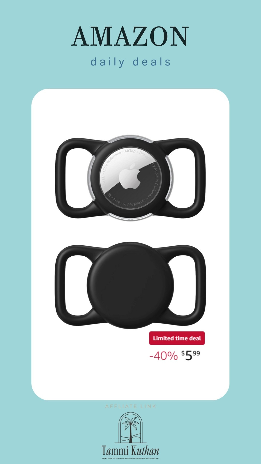 Keep track of your furry friend in style with this waterproof AirTag holder for dog collars. Peace of mind has never been this cute and easy 🐾💦🎀

#AmazonFinds #DogLovers #PetSafety #AirTagHolder #DogCollarAccessory #PetParentLife #LTKPet #LTKStyle #DogGear #PetEssentials 

 #LTKSaleAlert #LTKFindsUnder50