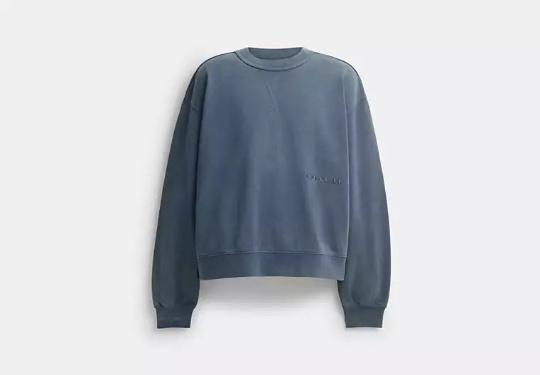 Garment Dye Crewneck Sweatshirt | Coach Outlet US