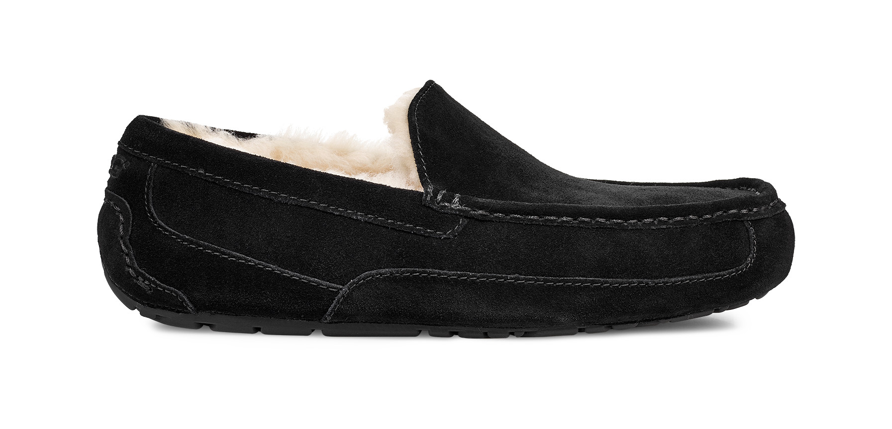 UGG Men's Ascot Slipper Suede Slippers in Black, Size 15 | UGG (US)