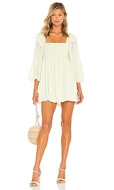 Tularosa Thea Mini Dress in Mint Green from Revolve.com | Revolve Clothing (Global)