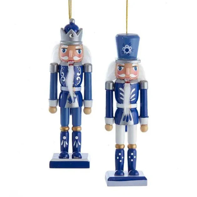 Chinoiserie Nutcracker Ornament - Set of 2 | Cailini Coastal